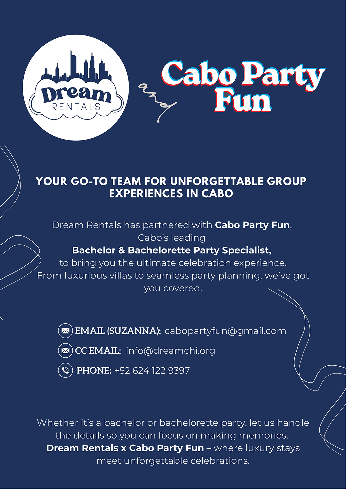 Dream Rentals Cabo Party Fun